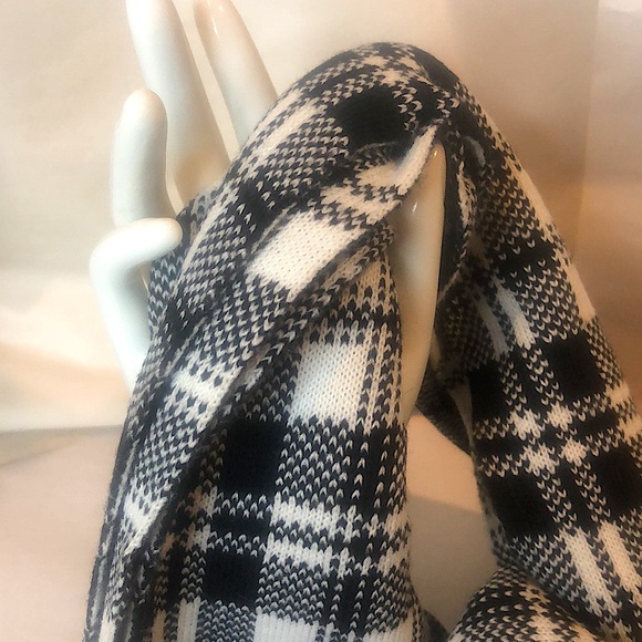 TIMBERLAND Plaid Flat Knit Scarf NWT - Picture 4 of 12